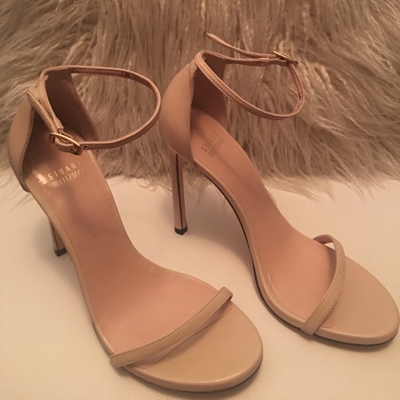Stuart Weitzman Shoes - NIB Stuart Weitzman Nudist 110 mm Sandal in Pan 8